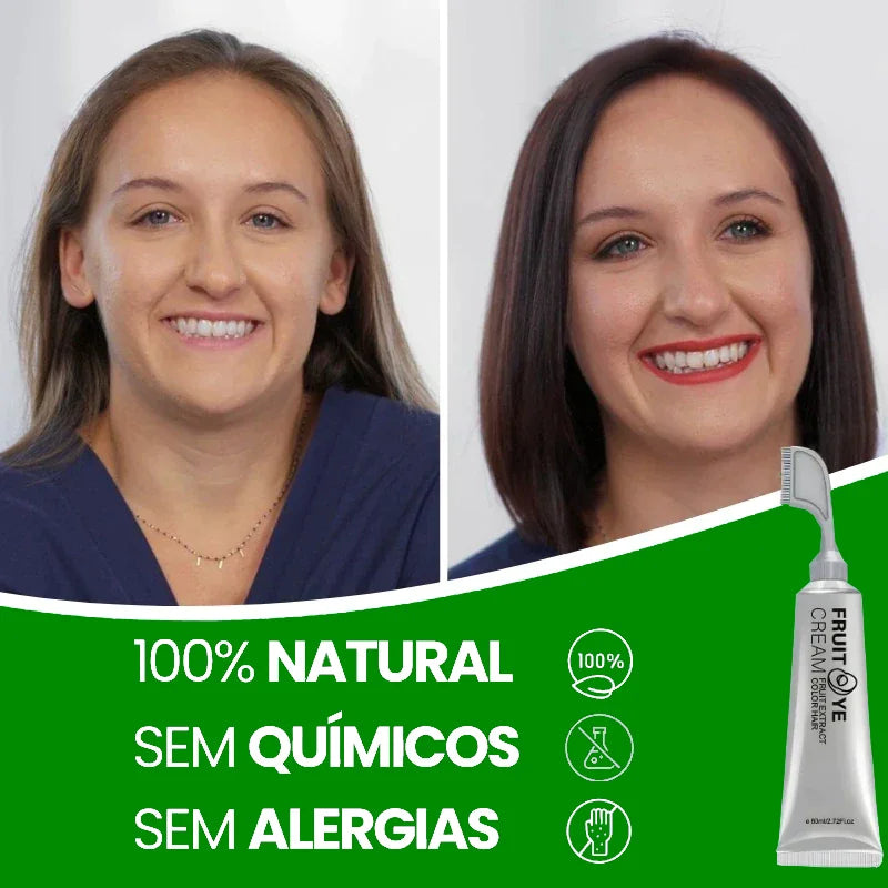 [COMPRE 1 LEVE 2] Tinta de Cabelo Vegetal Sem Amônia NaturiColor + PENTE DE BRINDE