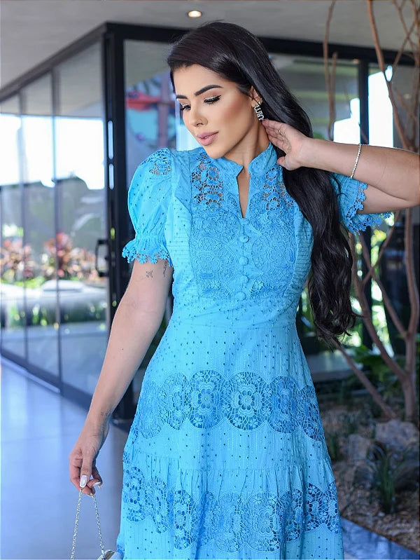 Vestido Laise Bordado