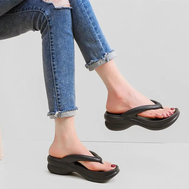 Chinelo Feminino Tecnologia Nuvem Ortopédico