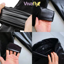 Calça de Couro Aveludada HotLeg