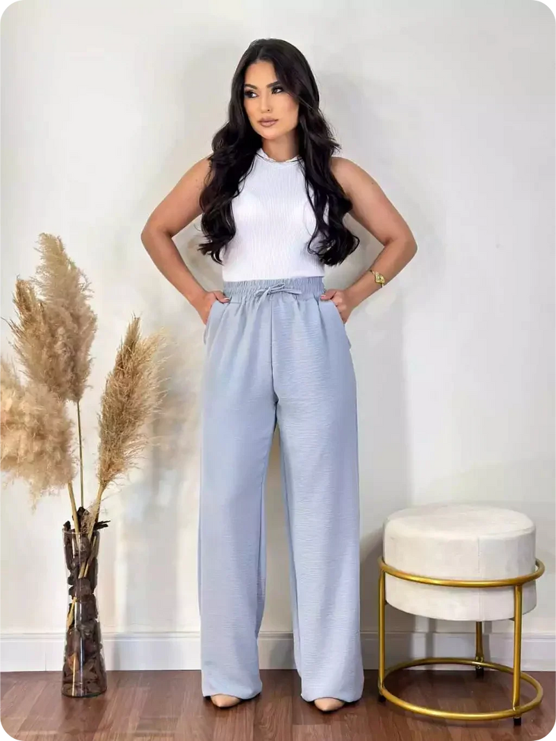 Calça Pantalona Atena + Brinde Exclusivo
