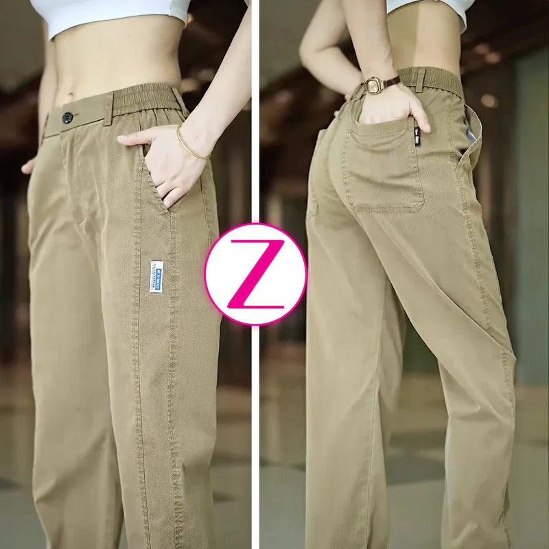 Calça Feminina Aurora em Malha de Seda Gelo e Poliéster + BRINDE