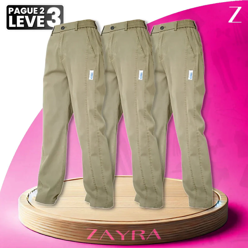 Calça Feminina Aurora em Malha de Seda Gelo e Poliéster + BRINDE