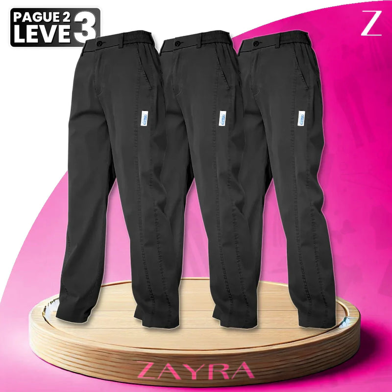 Calça Feminina Aurora em Malha de Seda Gelo e Poliéster + BRINDE