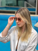 KIT 2 ÓCULOS DE SOL "GOLDEN RAY" (COMPRE 1 LEVE 2) + CASE DE BRINDE