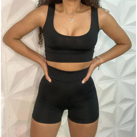 Conjunto de Short e Top para Academia