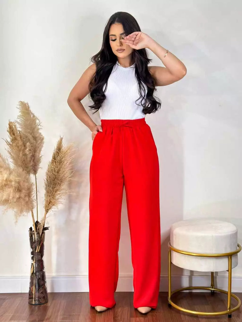 Calça Pantalona Atena + Brinde Exclusivo
