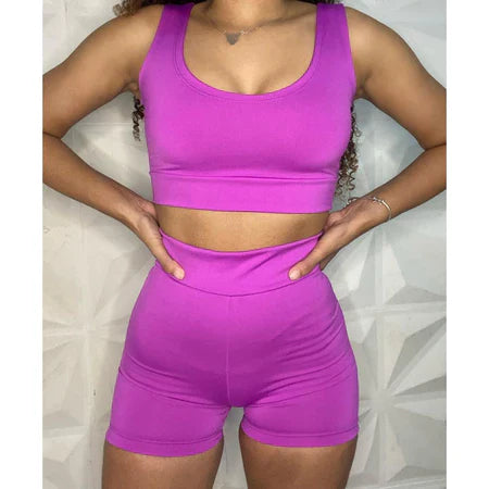 Conjunto de Short e Top para Academia