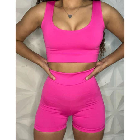 Conjunto de Short e Top para Academia