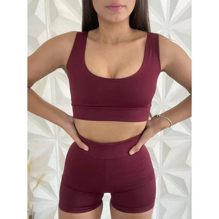 Conjunto de Short e Top para Academia