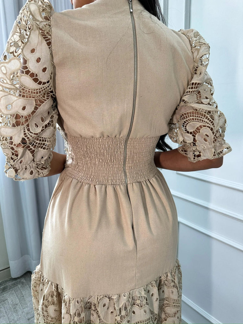 Vestido Madalena com Renda