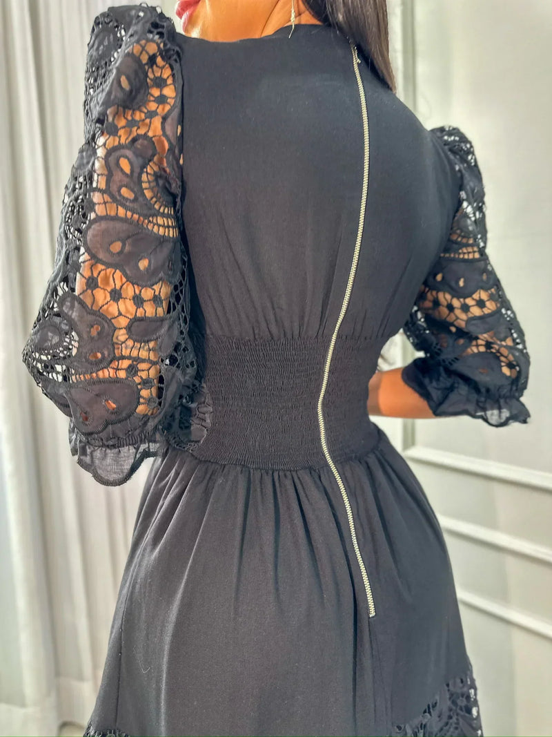 Vestido Madalena com Renda